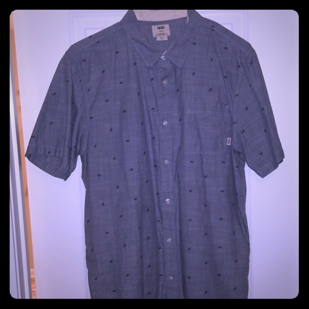 EUC Van's Short Sleeve Button Up